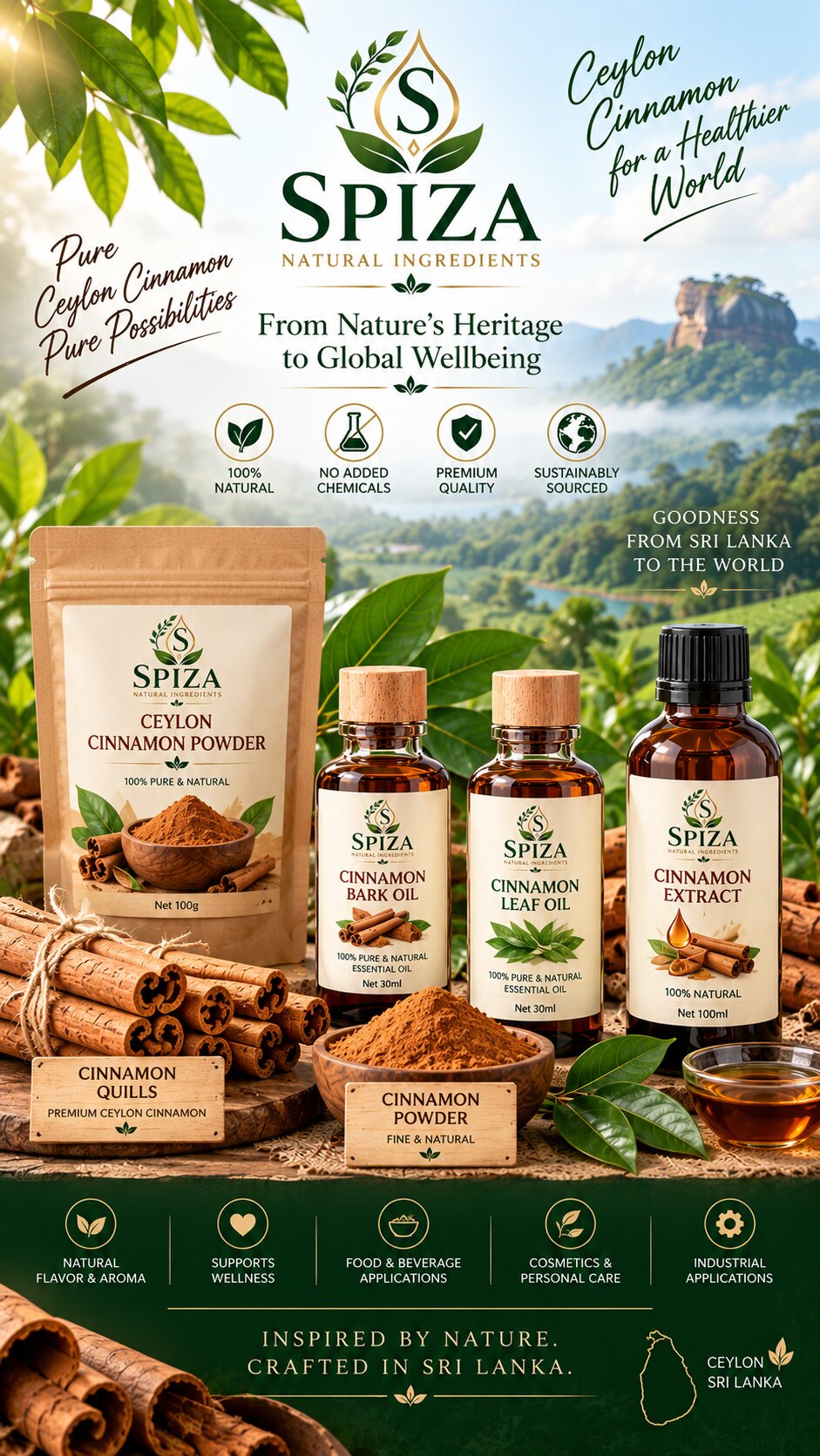 Premium cinnamon products